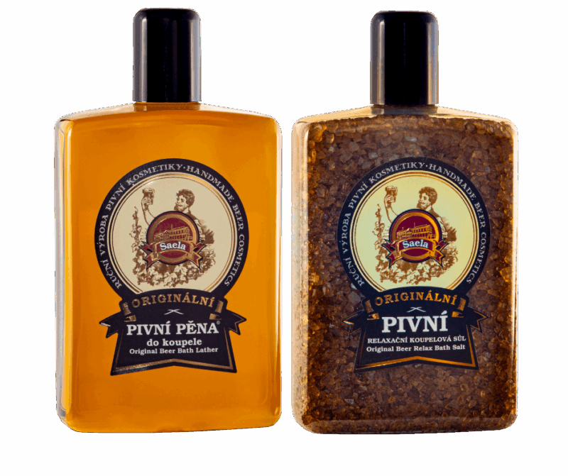 Zestaw: piwna piana i piwna sól.