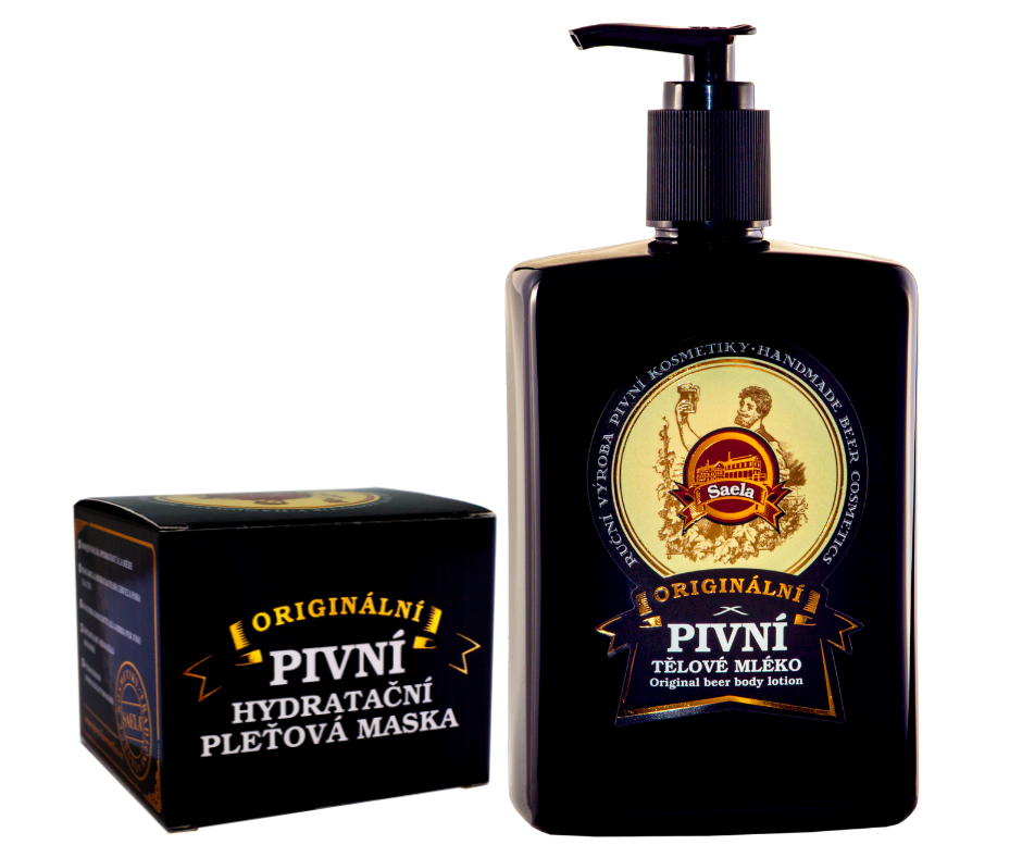 Zestaw: piwna maseczka i piwne mleczko