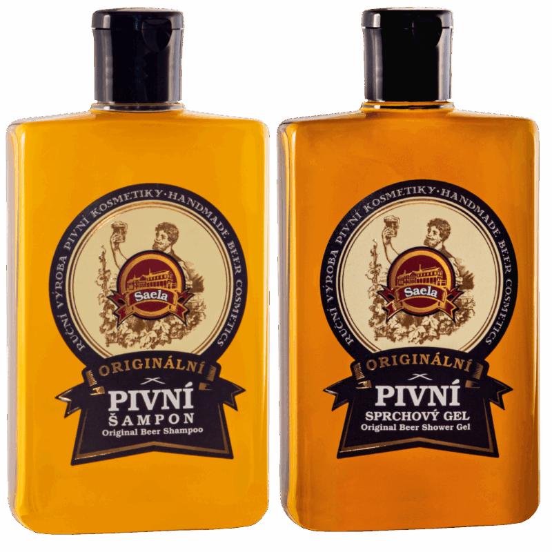 Zestaw 300 ml nr 2 piwny szampon i żel - obrazek 2