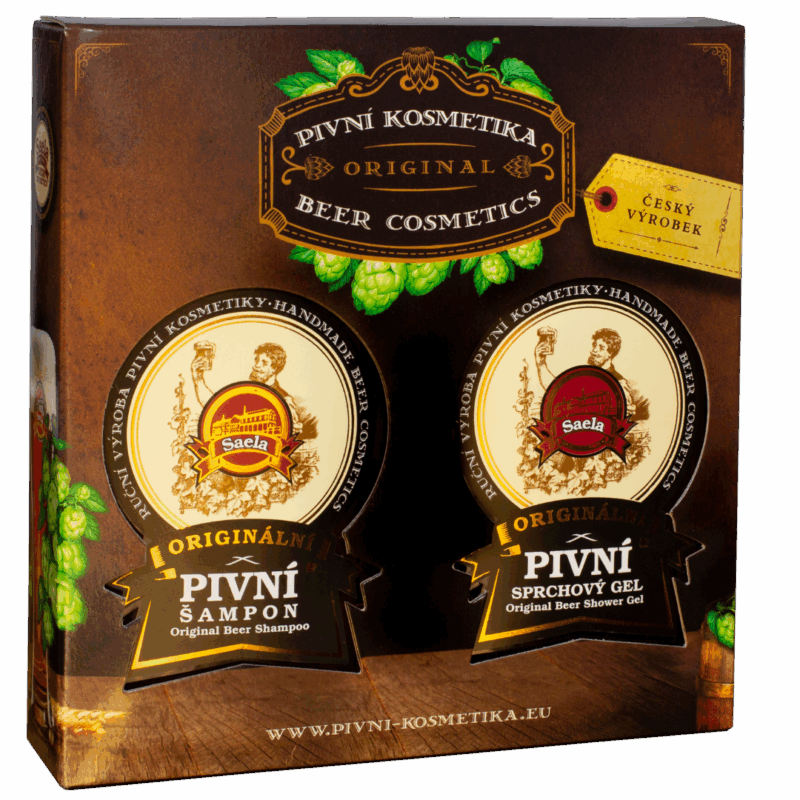 Zestaw 300 ml nr 2 piwny szampon i żel