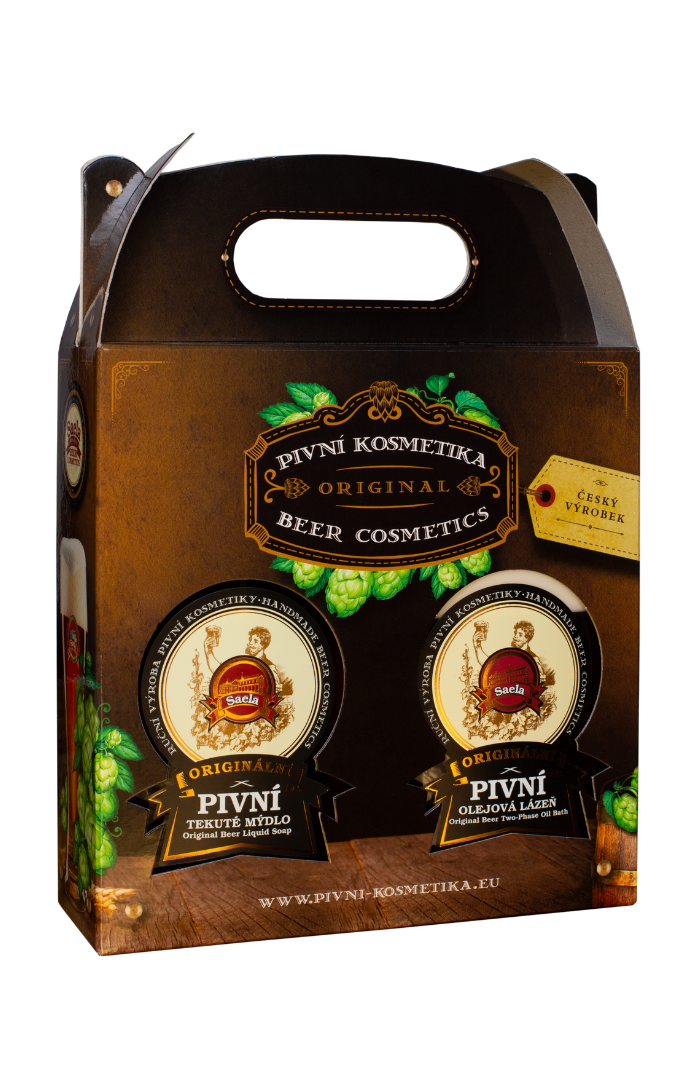 Zestaw 500 ml  nr 2 Piwne mydło i olejek do kąpieli