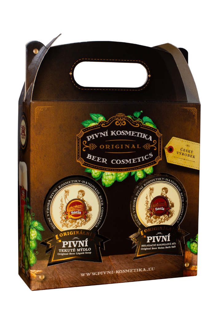 Zestaw 500 ml nr 3 Piwne mydło i sól do kąpieli